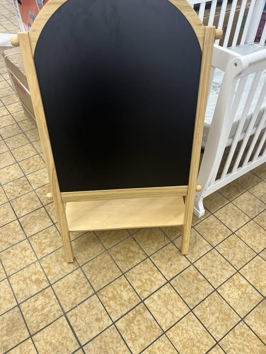 Wood floor chalkboard 

Amazing bargain deals price 49$ 
Only 5 in stock