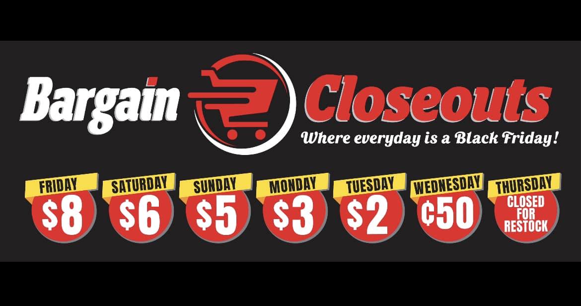 Bargain Closeouts
