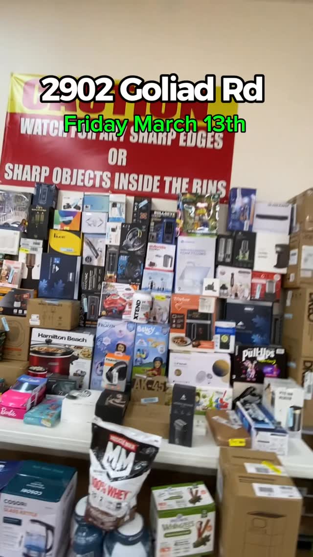 🚨🔥 MEGA $6 SALE – THIS FRIDAY! 🔥🚨
📍 Bargains Depot – Southeast Location�✅2902 Goliad Rd , San Antonio TX 78223
🗓 Friday, March 13
Get ready for a HUGE deal you don’t want to miss! 🎉
💥 EVERYTHING IN THE BINS – ONLY $6!�👕 ALL CLOTHES – JUST $3!
🕙 Doors Open: 10 AM�🕗 We Close: 8 PM
✨ NEW STUFF�📦 NEW MERCHANDISE�🔄 RESTOCKING ALL DAY – EVERY HOUR!
That means fresh items hitting the bins all day long! Electronics ⚡️, home goods 🏠, tools 🔧, gadgets 📱, and tons of surprises!
👀 If you’re in the area, you DO NOT want to miss this one!�Bring your friends, bring your family, and come hunt for some INCREDIBLE deals! 🛒💥
📍 Bargains Depot Southeast�2902 Goliad Rd
⚡️ FRIDAY = MEGA DEAL DAY!�See you there! 🎉