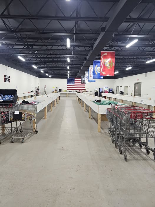 Inside the store