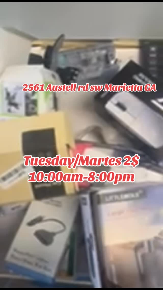 🔥 10 iPads every Friday🔥

Restocking Friday and Saturday for BOTH location ! 
¡Reposición de stock viernes y sábado ( ambas ubicaciones) !

BinCredible Deals is a bin store focused on offering incredible deals for quality merchandise.Purchases in store only. 
BinCredible Deals es una tienda de contenedores enfocada en ofrecer ofertas increíbles en productos de calidad. Compras solo en la tienda.

Marietta location : 
 
Friday/Viernes(9am-8pm)$10
Saturday/Sábado(10am-8pm)$8
Sunday/Domingo(10am-8pm)$6
Monday/Lunes(10am-8pm)$4 
Tuesday/Martes(10am-8pm)$2
Wednesday/Miércoles(10am-8pm)$1
Thursday/Jueves(9am-2.30pm) 50¢

Stone Mountain location : 

Friday/Viernes(9am-8pm)$12
Saturday/Sábado(10am-8pm)$10
Sunday/Domingo(10am-8pm)$7
Monday/Lunes(10am-8pm)$5
Tuesday/Martes(10am-8pm)$3
Wednesday/Miércoles(10am-8pm)$1
Thursday/Jueves(9am-2.30pm) 50¢

Locations: 

2561 Austell rd sw, Marietta, GA

6009 Memorial Dr Unit #2, Stone Mountain, GA 30083

https://www.bincredible.deals

🎉🎉Three lucky winners get first spots on Friday morning line! 🎉🎉 
 Share and tag your friends on TikTok, Instagram, YouTube, Facebook, or leave us a Google Maps review. More sharing and tagging =more chances to win.
One spot per winner, no same winner two consecutive Fridays. 

Facebook: https://m.facebook.com/100084089107469/

Instagram: https://www.instagram.com/bincredibledealsbinstore/

TikTok: @bincredibledealsbinstore 

YouTube: https://m.youtube.com/channel/UCWLPZthMsKs3hX09WKO09pA

Make & post a video insiyde the store and get 10% off next time you shop with us! 

Free books, moving boxes,  and phone cases!

R u an influencer? Let BinCredible Deals know ! 😊