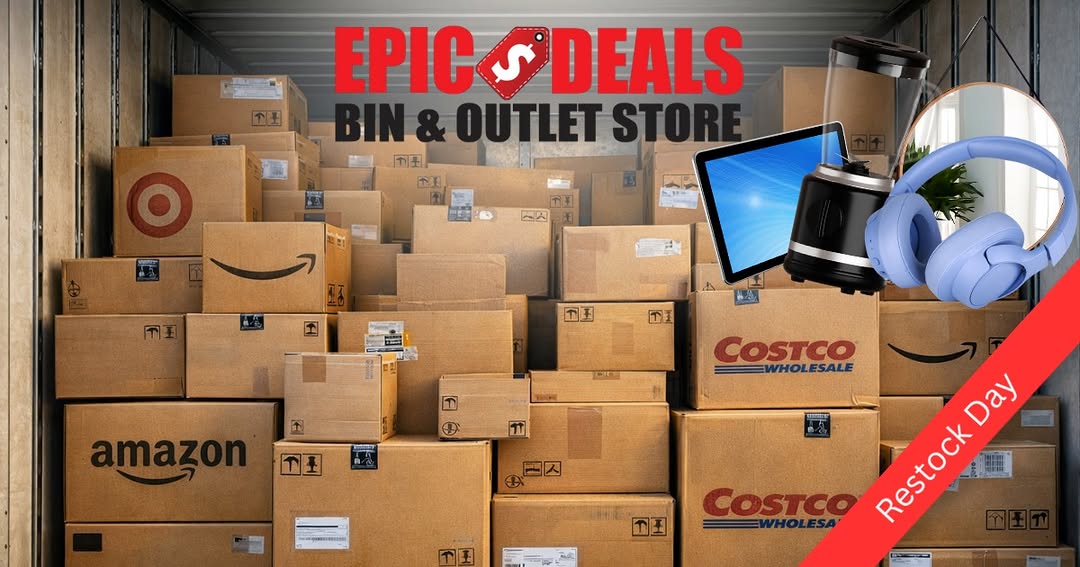 🚨 Atención raza 🚨
Mañana estaremos CERRADOS 🚫

Estamos preparando todo lo bueno que viene 👀🔥
👀 mercancía nueva llegando…

Nos vemos JUEVES desde las 9AM
y créeme… no vas a querer llegar tarde 😏

🗓️ Ofertas de la semana:
🟢 Lunes – Todo a $2
🔵 Martes – Todo a $1
❌ Miércoles – Cerrado (restock)
🟡 Jueves – Todo a $10 (mercancía nueva)
🔴 Viernes – Todo a $8 + 10% OFF outlet
🟣 Sábado – Todo a $6
🟠 Domingo – Todo a $4

📍 Epic Deals – Mercedes, TX