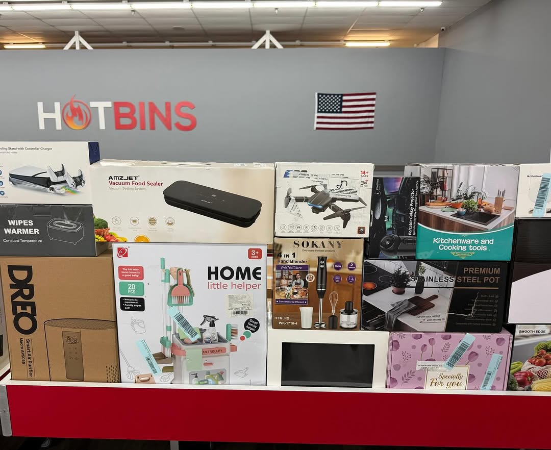 Looking for amazing deals in Daytona Beach?
Welcome to Hotbins Daytona!

Discover incredible treasures from Amazon, Target, Walmart, Costco and more.

From electronics and toys to home items and appliances, you never know what amazing deal you might find.
Prices start at just $12 on Friday
and drop every single day!

🔥 Friday — $12
🔥 Saturday — $10
🔥 Sunday — $8
🔥 Monday — $6
🔥 Tuesday — $4
🔥 Wednesday — $2

🚪Doors open at 9 AM
🎟️Be in line before 9 AM for your raffle ticket
📦Restocking starts at 10 AM
📍Location: 872 N Nova Rd, Daytona Beach, FL

#daytona #preciosbajos #hotbins #portorangeflorida #daytonabeach