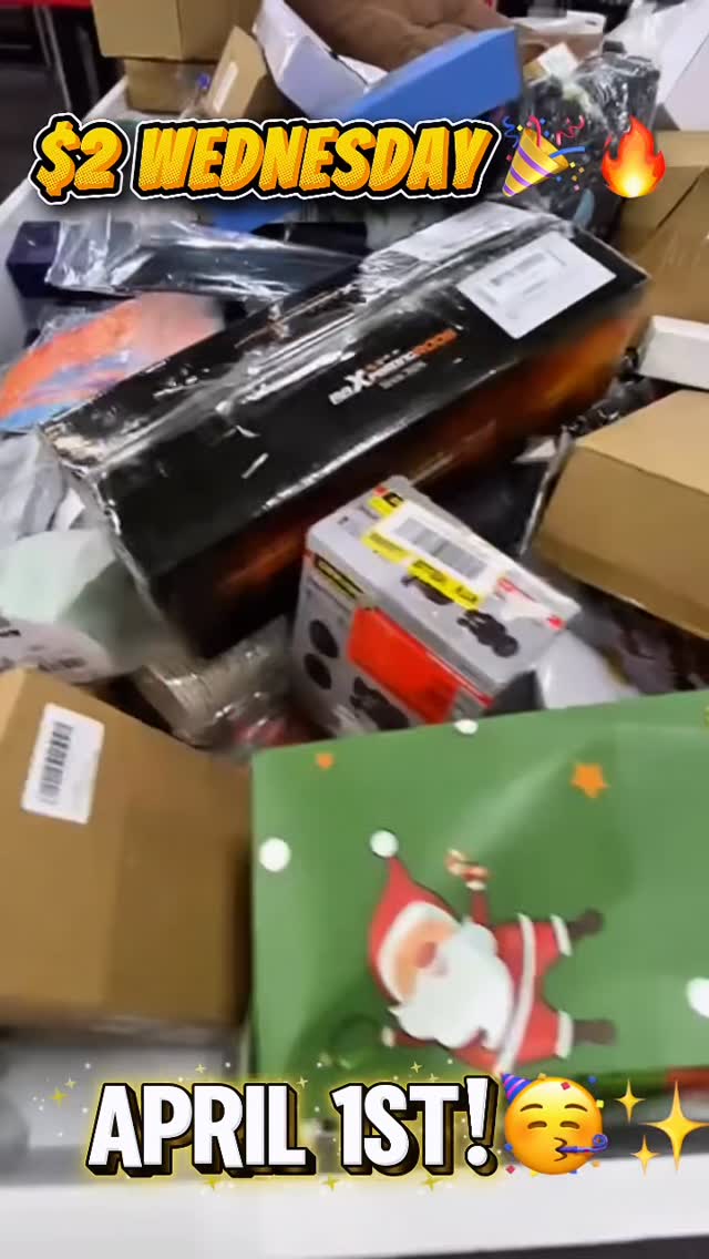 $2 WEDNESDAY, APRIL 1st❤️🧡💛

☀️Open from 9am-7pm! 

We are adding more merchandise ALL DAY LONG!👀😱

📍4650 s cleveland ave, ste 12, 33907