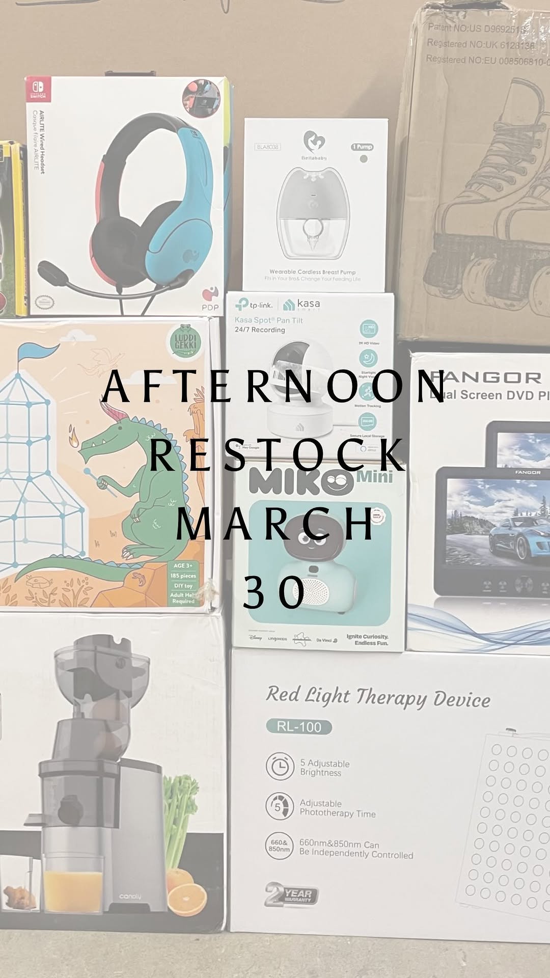 We close from 12-12:30 every Saturday to restock our bins. Pictured is a small preview of what we’ll be stocking this afternoon. Stop by from 12:30-4pm for more $8 deals!!

#shoplocal #shopsmall #bargain #bargainshopper #liquidation #liquidationstore #discount #discountshopping #socialmedia #socialmediamarketing #smallbusinessowner #smallbusiness #smallbiz #instagram #instagramreels #instagramforbusiness #explore #growyourbusiness #growth